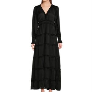 Chelsea & Violet Elegant Black Maxi Dress